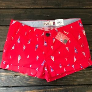 Kohls Juniors-  Nautical Shorts- NWT- Size 7